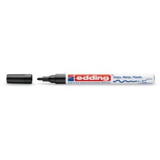 Edding 751 CR Boya Dekorasyon Markörü ~1-2 mm Yuvarlak Uçlu Kalem Siyah Edding 751 CR Boya Dekorasyon Markörü ~1-2 mm Yuvarlak Uçlu Kalem Siyah