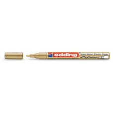 Edding 751 CR Boya Dekorasyon Markörü ~1-2 mm Yuvarlak Uçlu Kalem Altın Edding 751 CR Boya Dekorasyon Markörü ~1-2 mm Yuvarlak Uçlu Kalem Altın