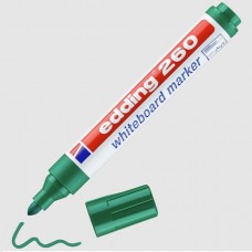 Edding 260 Beyaz Yazı Tahtası ~1,5-3 mm Yuvarlak Uçlu Kalemi Yeşil