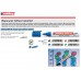 Edding 360 XL Beyaz Yazı Tahta Kalemi ~1,5-3 mm Yuvarlak Uçlu Mavi
