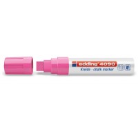 Edding 4090 Sıvı Tebeşir Markörü ~4-15 mm Kesik Uçlu Fosforlu Pembe Edding 4090 Sıvı Tebeşir Markörü ~4-15 mm Kesik Uçlu Fosforlu Pembe