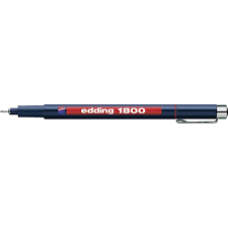Edding 1800 Teknik Çizim Kalemi 0,25 mm Kırmızı Edding 1800 Teknik Çizim Kalemi 0,25 mm Kırmızı