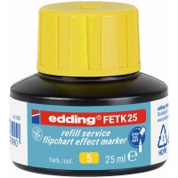 Edding FETK 25-05 Sarı Flipchart Efekt Markör Yedek Mürekkebi