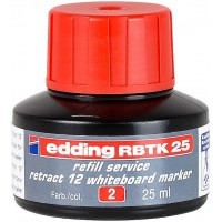 Edding RBTK25-02 Retract Yedek Mürekkep 25 ml Kırmızı
