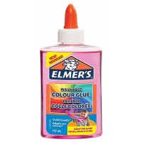 ELMER'S 2109496 Şeffaf Renkli Yapıştırıcı, Pembe 147 ml