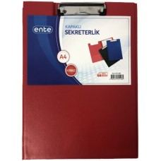 ENTE DK1485 Kırmızı A4 PP Kapaklı Sekreter Notluğu ENTE DK1485 Kırmızı A4 PP Kapaklı Sekreter Notluğu