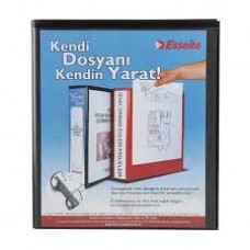 Esselte 465654 Siyah 4 Halkalı D Mekanizmalı Klasör 50 mm A4