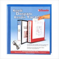 Esselte 465674 Mavi 4 Halkalı D Mekanizmalı Klasör 70 mm A4