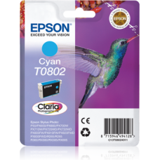 Epson T0802 Mavi Orijinal Mürekkep Kartuş 7.4ML C13T08024011