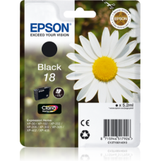 Epson T1801 Siyah Orijinal Mürekkep Kartuş 5.2ML C13T18014010