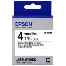 Epson LK-1WBN Orijinal Etiket Kartuşu Standart Siyah / Beyaz 4 mm (9 m) C53S651001