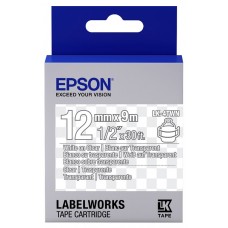 Epson LK-4TWN Orijinal Şeffaf Etiket Kartuşu Şeffaf Beyaz / Şeffaf 12 mm (9 m) C53S654013
