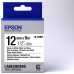 Epson LK-4WBW Orijinal Güçlü Yapışkanlı Etiket Kartuşu Siyah / Beyaz 12 mm (9 m) C53S654016