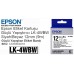 Epson LK-4WBW Orijinal Güçlü Yapışkanlı Etiket Kartuşu Siyah / Beyaz 12 mm (9 m) C53S654016