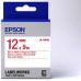 Epson LK-4WRN Orijinal Standart Etiket Kartuşu Kırmızı / Beyaz 12 mm (9 m) C53S654011