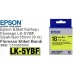 Epson LK-5YBF Orijinal Floresan Etiket Kartuşu Siyah / Sarı 18 mm (9 m) C53S655004