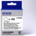 Epson LK-8WBWAB Orijinal Oval Kalıp Kesim Bandı Kartuşu Siyah / Beyaz 25mmx38 mm (140 Oval Etiket) C53S658902