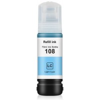 Epson 108 Açık Mavi Muadil Mürekkep Şişe (70 ml) C13T09C54A