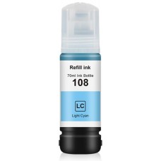 Epson 108 Açık Mavi Muadil Mürekkep Şişe (70 ml) C13T09C54A