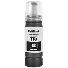Epson 115 Ecotank Siyah Muadil Pigment Mürekkep Şişe (70 ml) C13T07C14A