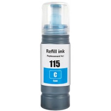 Epson 115 Ecotank Mavi Muadil Pigment Mürekkep Şişe (70 ml) C13T07D24A 