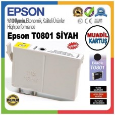 Epson T0801 Siyah MUADİL Mürekkep Kartuş 7.4ML C13T08014011