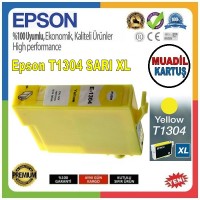 Epson T1304 Sarı Muadil Mürekkep Kartuş XL 10.1ML C13T13044010