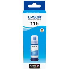 Epson 115 Ecotank Mavi Orijinal Pigment Mürekkep Şişe (70 ml) C13T07D24A 
