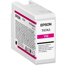 Epson T47A3 Vivid Kırmızı Orijinal UltraChrome Pro 10 Mürekkep Kartuşu 50ml SureColor C13T47A300 
