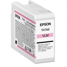 Epson T47A6 Vivid Açık Kırmızı Orijinal UltraChrome Pro 10 Mürekkep Kartuşu 50ml SureColor C13T47A600 