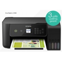 Epson L3160 Tanklı Renkli A4 Yazıcı, Fotokopi, Tarayıcı, Wi-Fi  C11CH42403