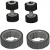 FUJİTSU CON-3670-400K Orijinal Exchange Roller Kit (2 Adet Toplama Silindiri ve 2 Adet Fren Silindiri içerir)丨Fi-7140, Fi-7240, Fi-7160, Fi-7260, Fi-7180, Fi-7280