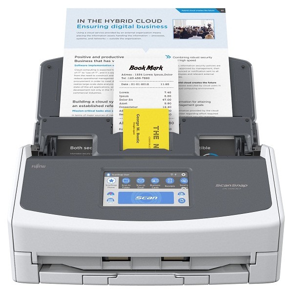 FUJİTSU ScanSnap iX1600 ADF Wi-Fi Tarayıcı 40ppm A4 600x600DPI