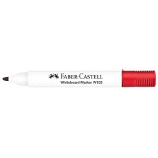 Faber-Castell W-153 Kırmızı Beyaz Yazı Tahtası ~2,2 mm Yuvarlak Uçlu Kalemi 