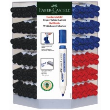 Faber-Castell W-20 Doldurabilir Beyaz Yazı Tahtası ~2,2 mm Yuvarlak Uçlu Kalemi 120'Li Stand Faber-Castell W-20 Doldurabilir Beyaz Yazı Tahtası ~2,2 mm Yuvarlak Uçlu Kalemi 120'Li Stand
