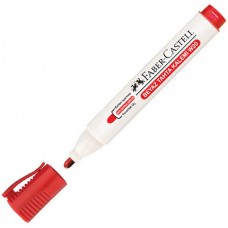 Faber-Castell W-20 Kırmızı Doldurabilir Beyaz Yazı Tahtası ~2,2 mm Yuvarlak Uçlu Kalemi 
