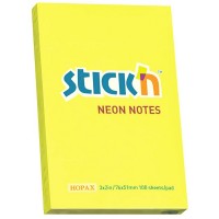 GIPTA 21132 STICKN 51X76mm Neon SARI 100 Yaprak