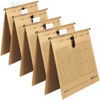 HERLİTZ 5874359 Kraft Askılı A4 Dosya 5'li Paket