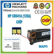 HP 125A Mavi CHİP (Toner Kartuşu için) CB541A
