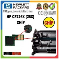 HP 26X Siyah CHİP (Toner Kartuşu için) CF226X