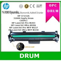 HP 32A Siyah MUADİL LaserJet Drum Ünitesi CF232A CHİPLİ