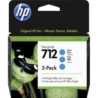HP 712 Mavi 29ml Orijinal DesignJet Mürekkep Kartuşu 3'Lü Paket 3ED77A HP 712 Mavi 29ml Orijinal DesignJet Mürekkep Kartuşu 3'Lü Paket 3ED77A