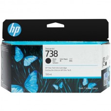 HP 738 Siyah Orijinal Designjet Mürekkep Kartuşu 130 ml (498N4A)