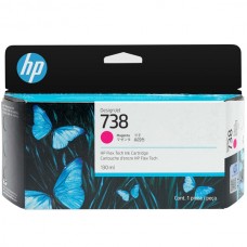 HP 738 Kırmızı Orijinal Designjet Mürekkep Kartuşu 130 ml (498N6A)