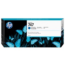 HP 747 Chromatic Mavi Orijinal DesignJet Mürekkep Kartuşu 300 ML (P2V85A)