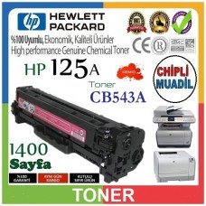 HP 125A Kırmızı Muadil Premium LaserJet Toner Kartuşu CB543A
