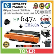 HP 647A Siyah MUADİL LaserJet Toner Kartuşu CE260A