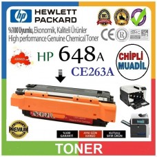 HP 648A Kırmızı MUADİL LaserJet Toner Kartuşu CE263A