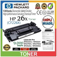 HP 26X Siyah MUADİL LaserJet Toner Premium Kartuşu CF226X