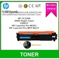 HP 30A Siyah Muadil LaserJet Toner Kartuşu CF230A CHİPLİ